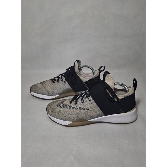 Nike Air Zoom Strong Running Shoes Women's 8 Black White Gray Workout Walking - Picture 3 of 7